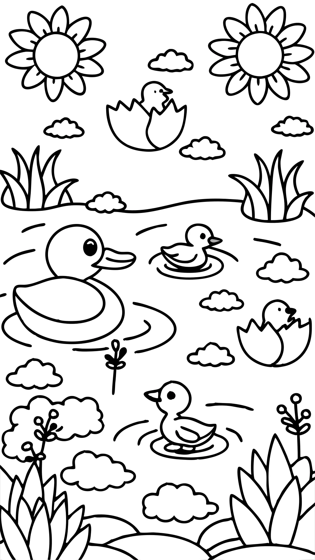 ducks coloring pages lucifer